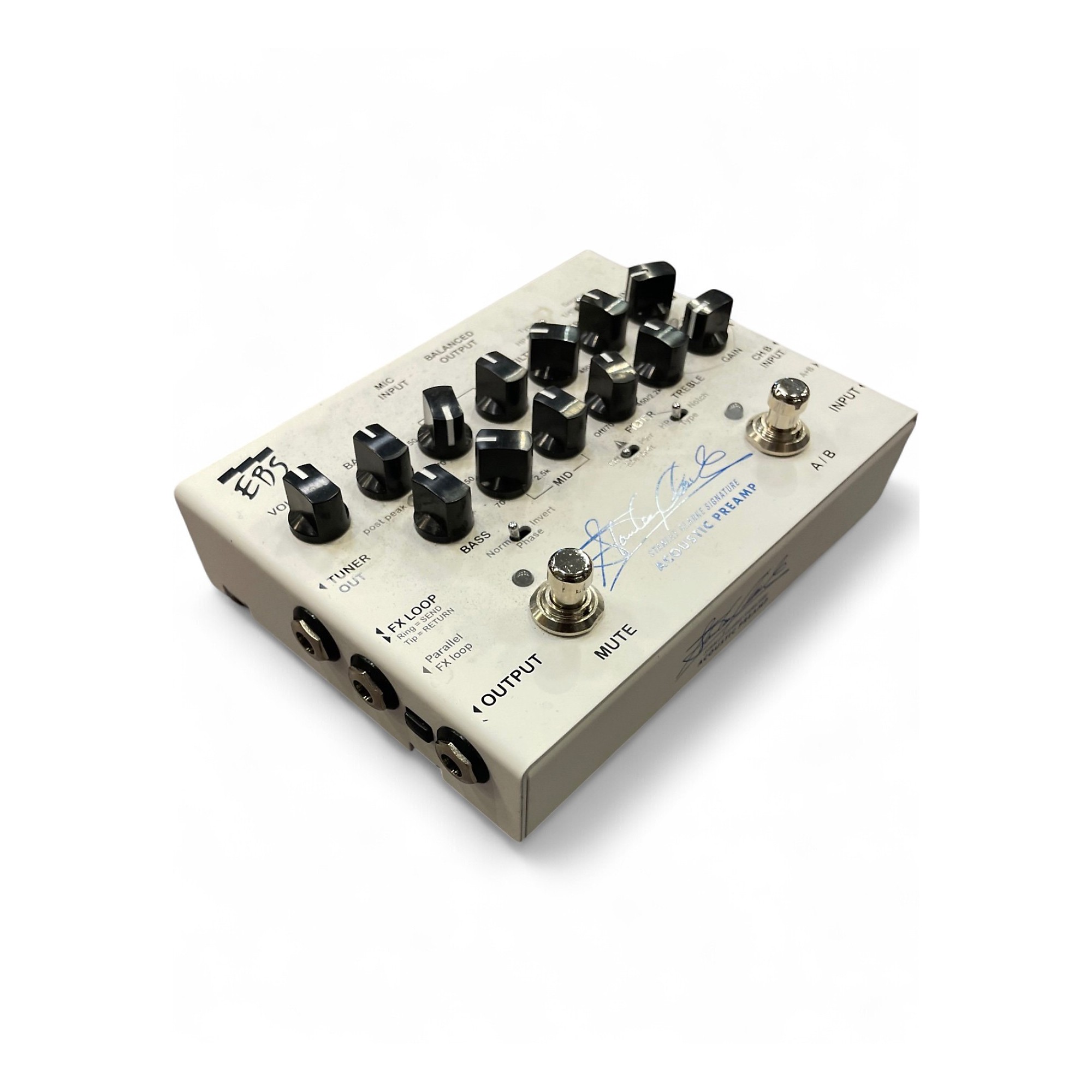 Used EBS STANLEY CLARKE ACOUSTIC PREAMP Guitar Preamp | Guitar Center