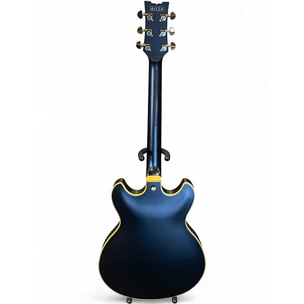 Used Ibanez JSM20 John Scofield Black and Gold Solid Body Electric Guitar