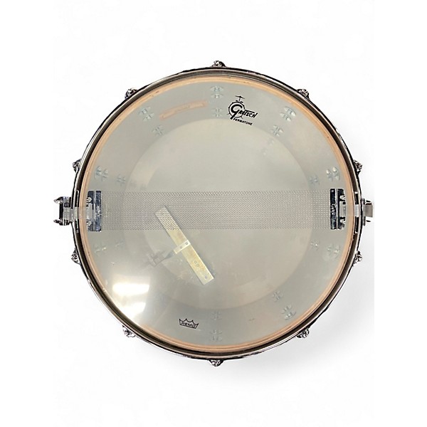 Used Gretsch Drums 14X8 USA Custom Orange Drum