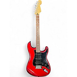 Used Fender FSR Standard Stratocaster Chrome Red Solid Body Electric Guitar