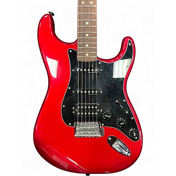 Used Fender FSR Standard Stratocaster Chrome Red Solid Body Electric Guitar