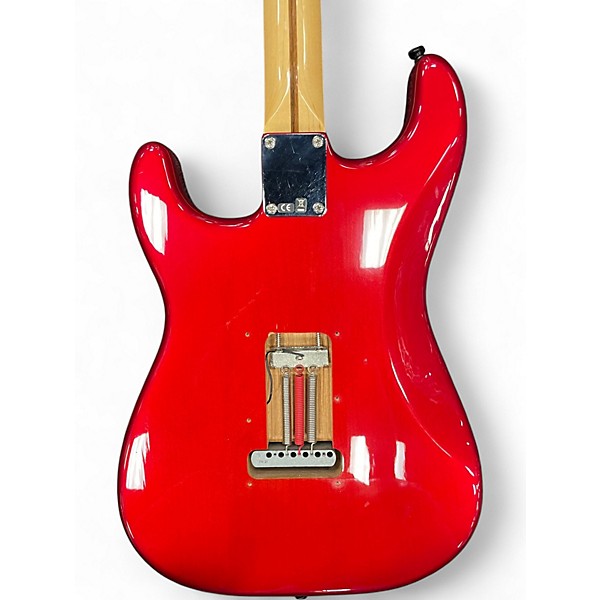 Used Fender FSR Standard Stratocaster Chrome Red Solid Body Electric Guitar