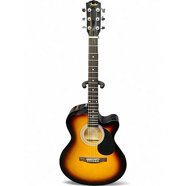 Used 2017 Fender FA135CE Concert 3 Color Sunburst Acoustic Electric Guitar