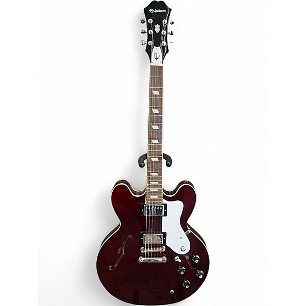 Used Epiphone Noel Gallagher Riviera Wine Red Hollow Body Electric Guitar