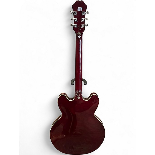 Used Epiphone Noel Gallagher Riviera Wine Red Hollow Body Electric Guitar