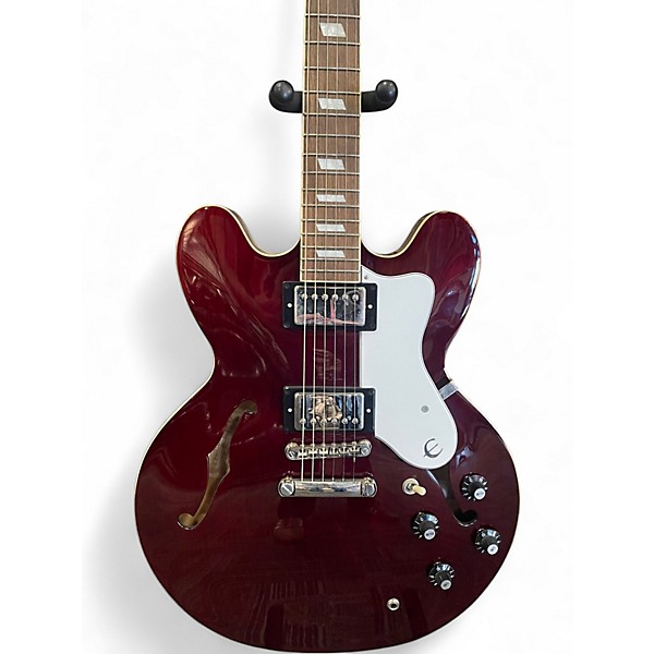 Used Epiphone Noel Gallagher Riviera Wine Red Hollow Body Electric Guitar