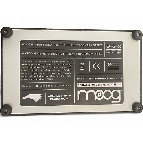 Used Moog Minifooger MF Drive Effect Pedal