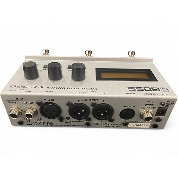 Used BOSS VE500 Vocal Performer Vocal Processor