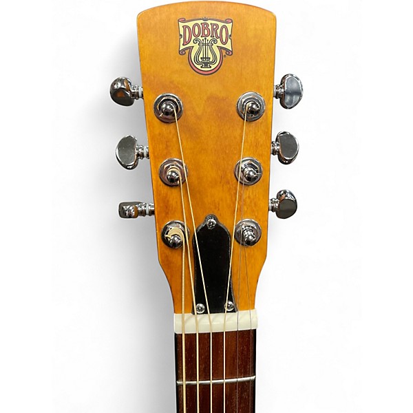 Used Dobro Hound Dog Round Neck Natural Resonator Guitar