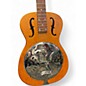 Used Dobro Hound Dog Round Neck Natural Resonator Guitar