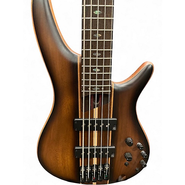 Used Ibanez sr1355 Walnut Electric Bass Guitar