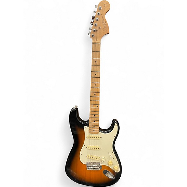 Used Squier Affinity Stratocaster 3 Color Sunburst Solid Body Electric Guitar