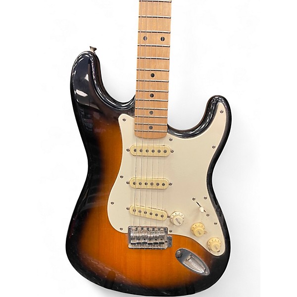 Used Squier Affinity Stratocaster 3 Color Sunburst Solid Body Electric Guitar