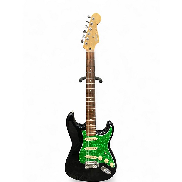 Used 2004 Fender Standard Stratocaster Black Solid Body Electric Guitar