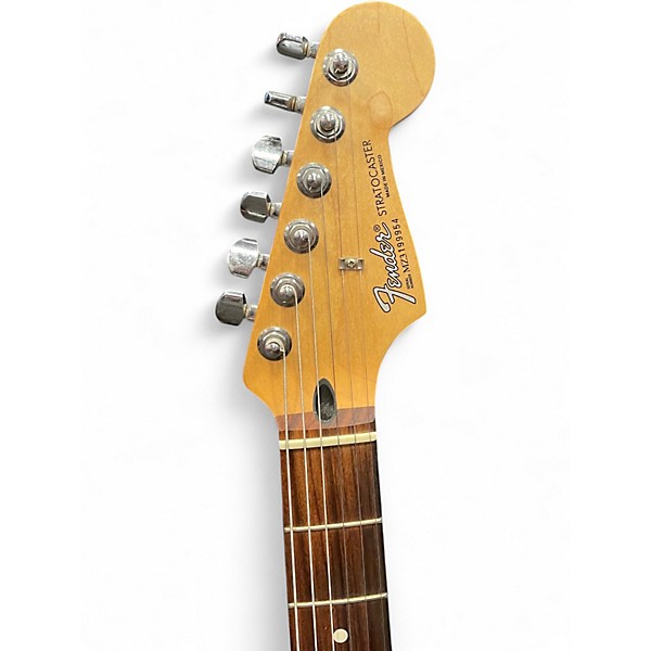 Used 2004 Fender Standard Stratocaster Black Solid Body Electric Guitar