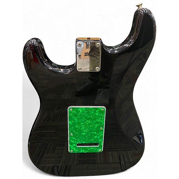Used 2004 Fender Standard Stratocaster Black Solid Body Electric Guitar