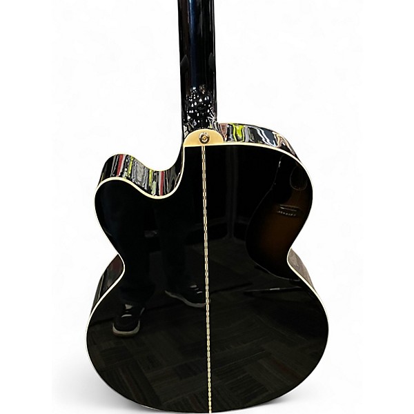 Used Epiphone J200EC STUDIO INSPIRED BY GIBSON Ebony Acoustic Electric Guitar