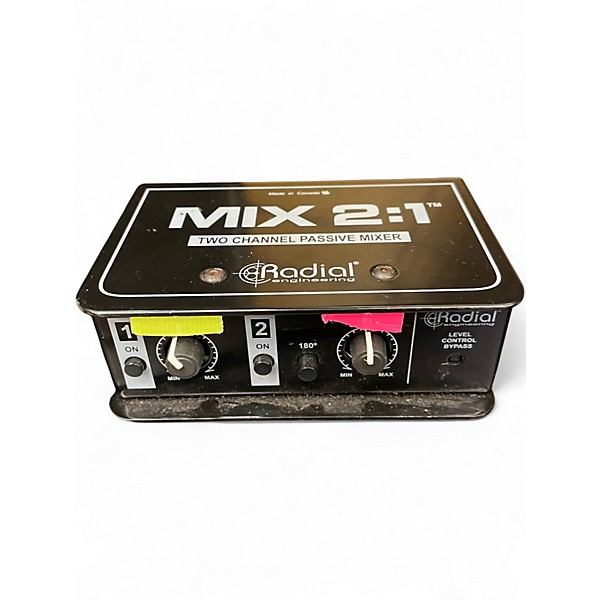 Used Radial Engineering MIX 2:1 Two channel passive mixer Direct Box