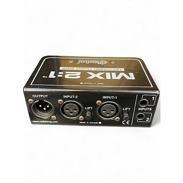 Used Radial Engineering MIX 2:1 Two channel passive mixer Direct Box