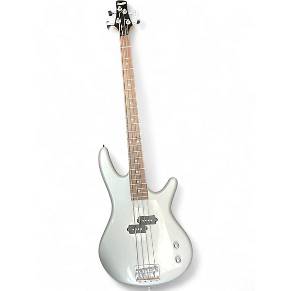 Used Ibanez GSR100 Silver Electric Bass Guitar