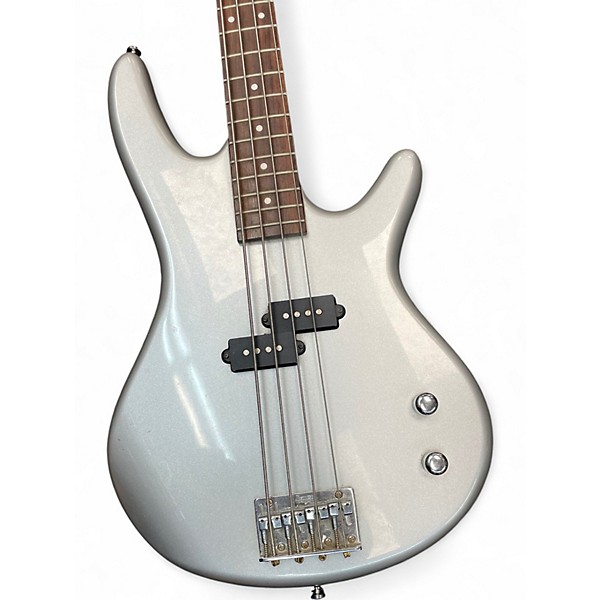 Used Ibanez GSR100 Silver Electric Bass Guitar