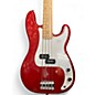 Used Fender Standard Precision Bass Red Electric Bass Guitar