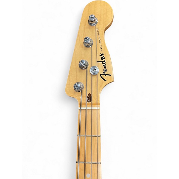 Used Fender Standard Precision Bass Red Electric Bass Guitar