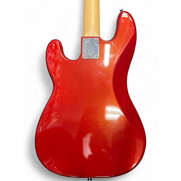 Used Fender Standard Precision Bass Red Electric Bass Guitar