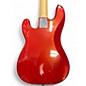 Used Fender Standard Precision Bass Red Electric Bass Guitar