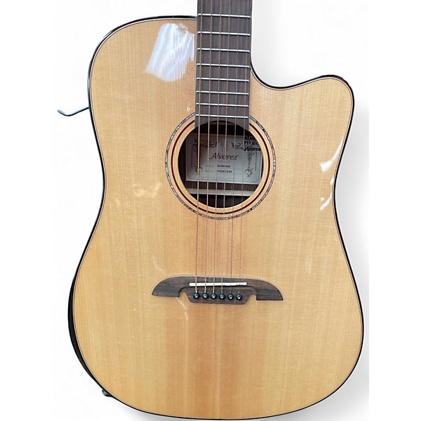 Used 2023 Alvarez AED90CE Artist Series Natural Acoustic Electric Guitar