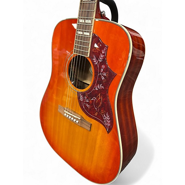 Used Epiphone HUMMINGBIRD STUDIO Cherry Sunburst Acoustic Electric Guitar