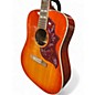 Used Epiphone HUMMINGBIRD STUDIO Cherry Sunburst Acoustic Electric Guitar