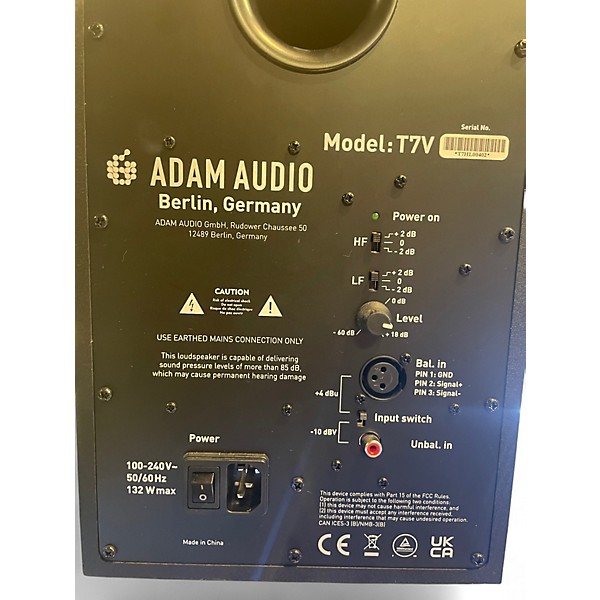 Used ADAM Audio T7V Powered Monitor