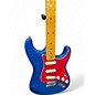 Used 2010s Haywire STRATOCASTER CUSTOM Electron Blue Metallic Solid Body Electric Guitar