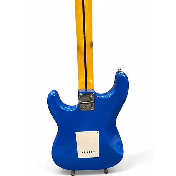 Used 2010s Haywire STRATOCASTER CUSTOM Electron Blue Metallic Solid Body Electric Guitar