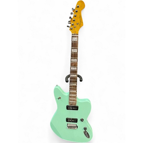 Used 2010s Haywire JAZZ MASTER Seafoam Green Solid Body Electric Guitar