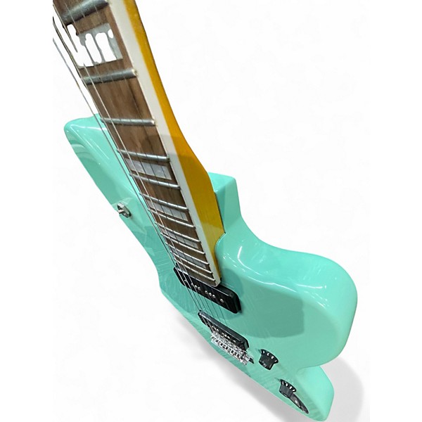 Used 2010s Haywire JAZZ MASTER Seafoam Green Solid Body Electric Guitar