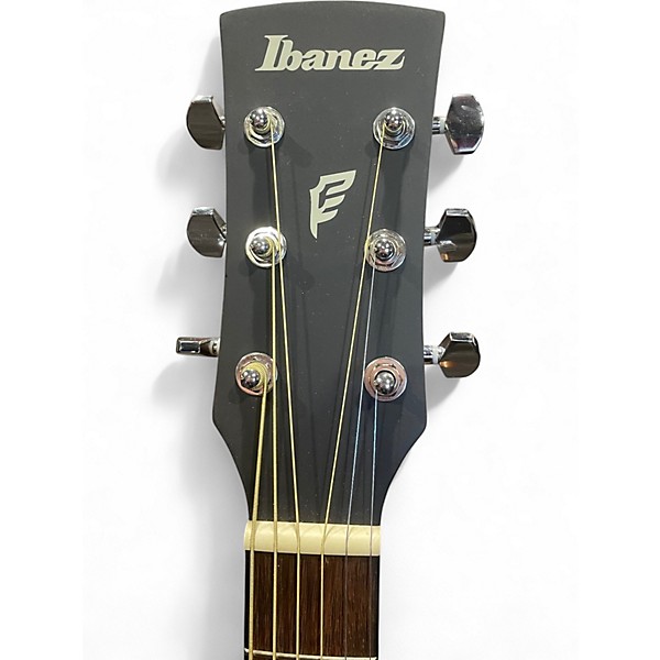 Used Ibanez PC50W Natural Acoustic Electric Guitar
