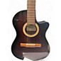 Used Ibanez GA35TCE-DVS Brown Classical Acoustic Electric Guitar