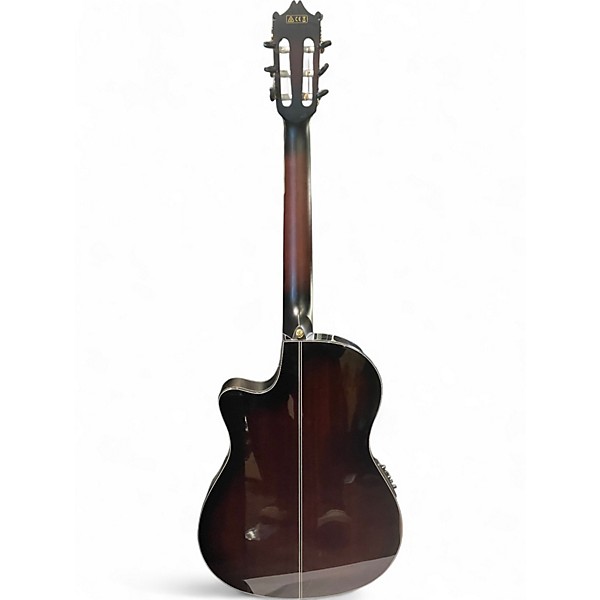 Used Ibanez GA35TCE-DVS Brown Classical Acoustic Electric Guitar