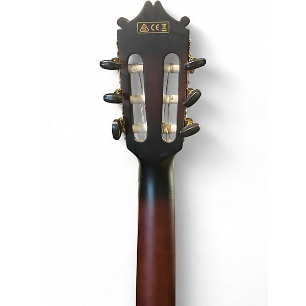 Used Ibanez GA35TCE-DVS Brown Classical Acoustic Electric Guitar