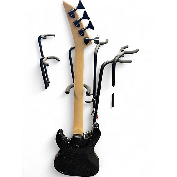Used Jackson JS1X Minion Bass Black and Silver Electric Bass Guitar