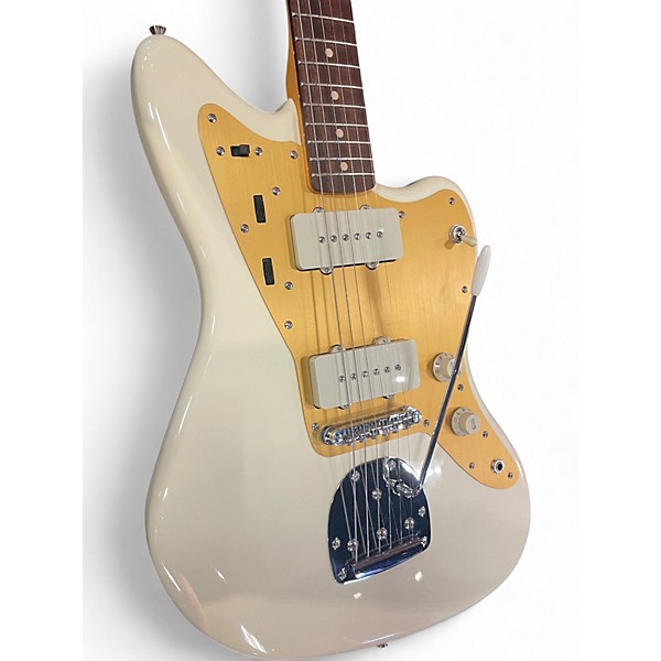 Used Squier J Mascis Jazzmaster Antique White Solid Body Electric Guitar