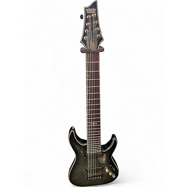 Used Schecter Guitar Research HELLRAISER HYBRID C8 Black Onyx Solid Body Electric Guitar
