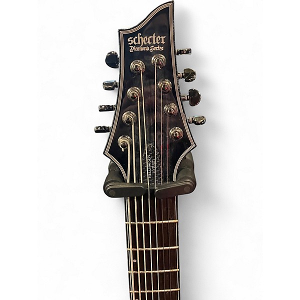 Used Schecter Guitar Research HELLRAISER HYBRID C8 Black Onyx Solid Body Electric Guitar