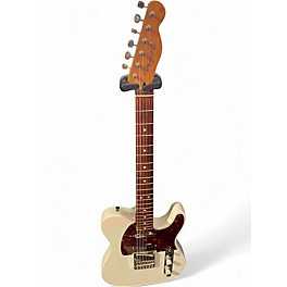 Used Fender Deluxe Nashville Telecaster Alpine White Solid Body Electric Guitar