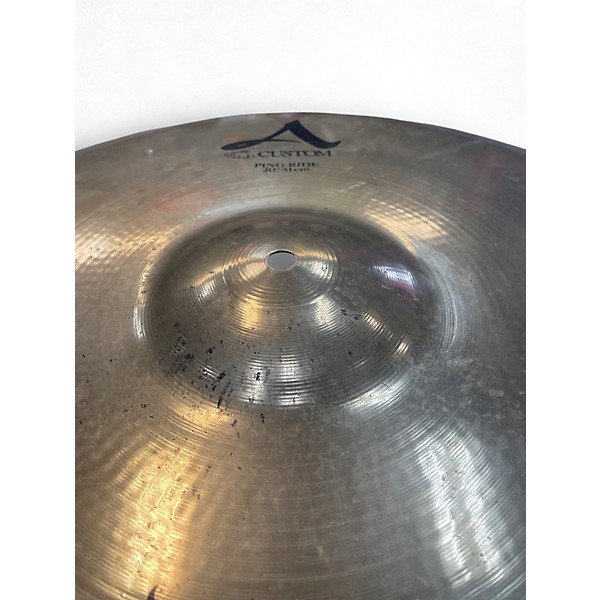 Used Zildjian 20in A custom ping ride Cymbal