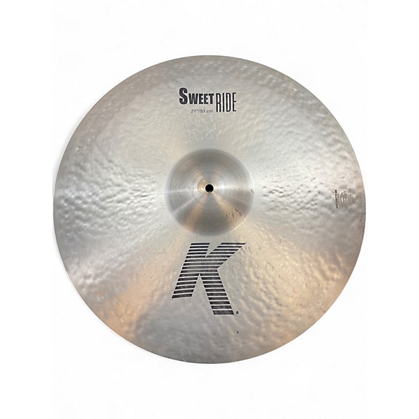 Used Zildjian 21in K sweet ride Cymbal