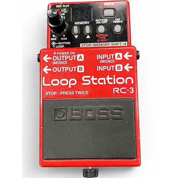 Used BOSS RC3 Loop Station Pedal