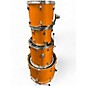 Used Ludwig 4 Piece ACCENT CUSTOM Orange Drum Kit